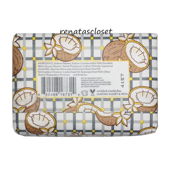 Beekman 1802 Goat Milk Soap & Dionis Goat Milk Moisturizer Cream NWT/SEALED - Picture 4 of 11